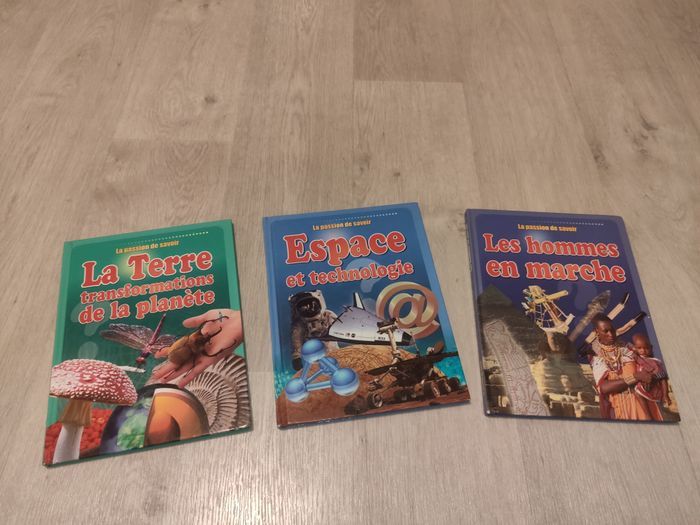Lot 3 livres collection "La passion de savoir" papier glacé