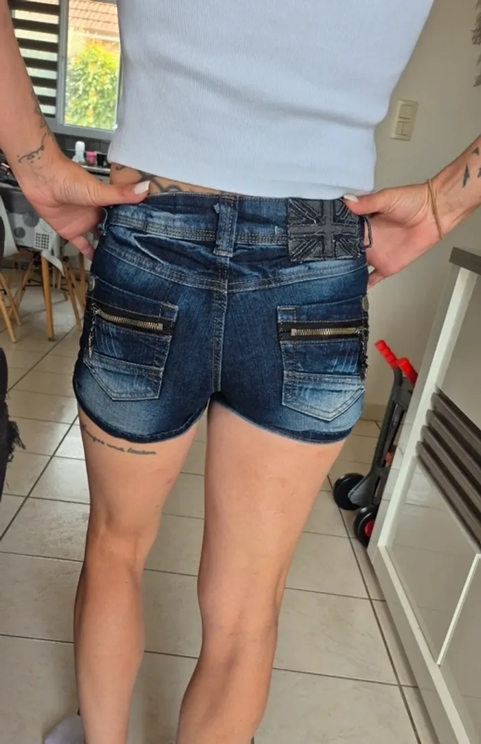 Short en jeans Jennyfer Taille XS - photo numéro 3
