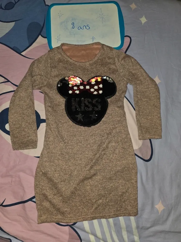 Robe hivers minnie sequin
