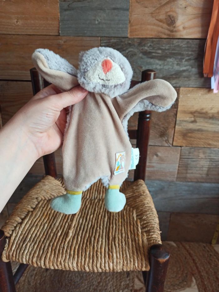 Doudou chat biscotte et pompon moulin roty - photo numéro 5