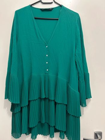 Robe tunique verte