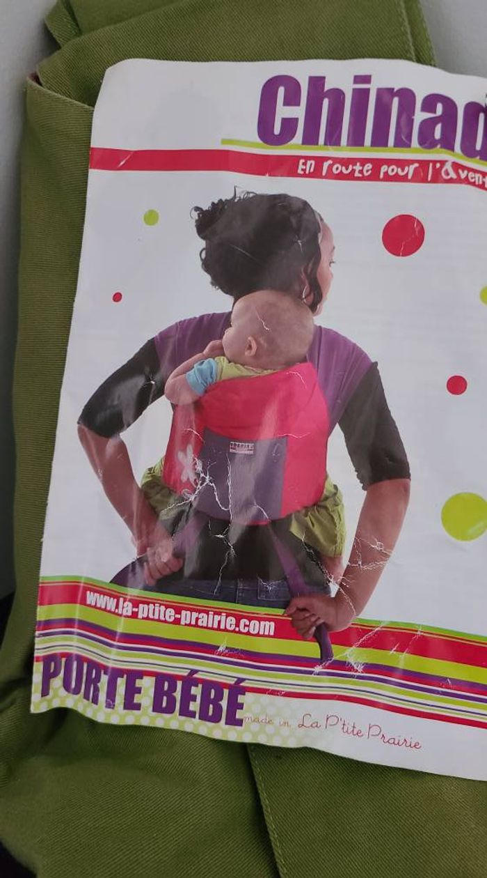 la petite prairie Porte bébé chinado - photo numéro 2