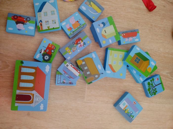 Lot de blocs Peppa pig