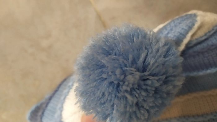 Bonnet à rayures bleu en 2 ans - photo numéro 4