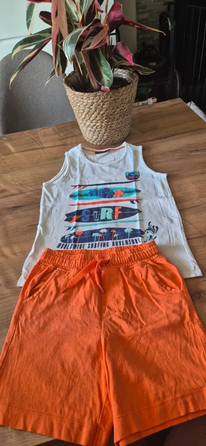 Ensemble "surf" sergent-major 7 ans