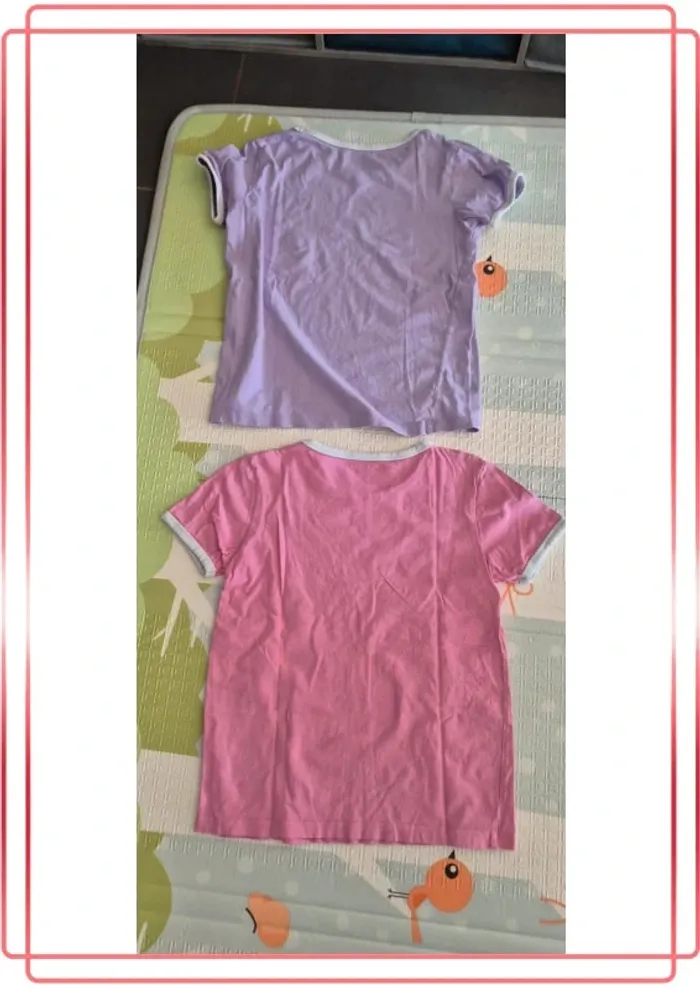 Lot de 2 tee shirt fille - photo numéro 2