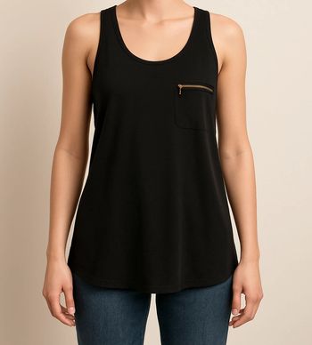 🌸 Débardeur noir simple 🌸