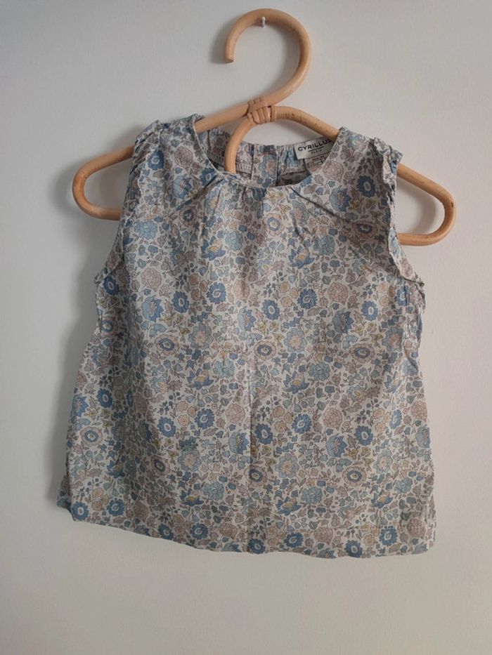 Blouse Cyrillus 36 mois liberty