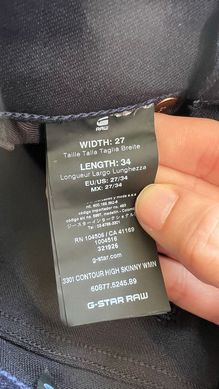 Jean G star Raw 3301 skinny - photo numéro 10