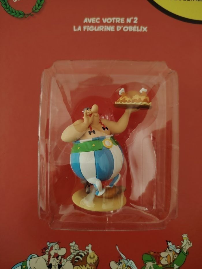 Figurine Obélix hachette collections le banquet d'Astérix neuve sous blister