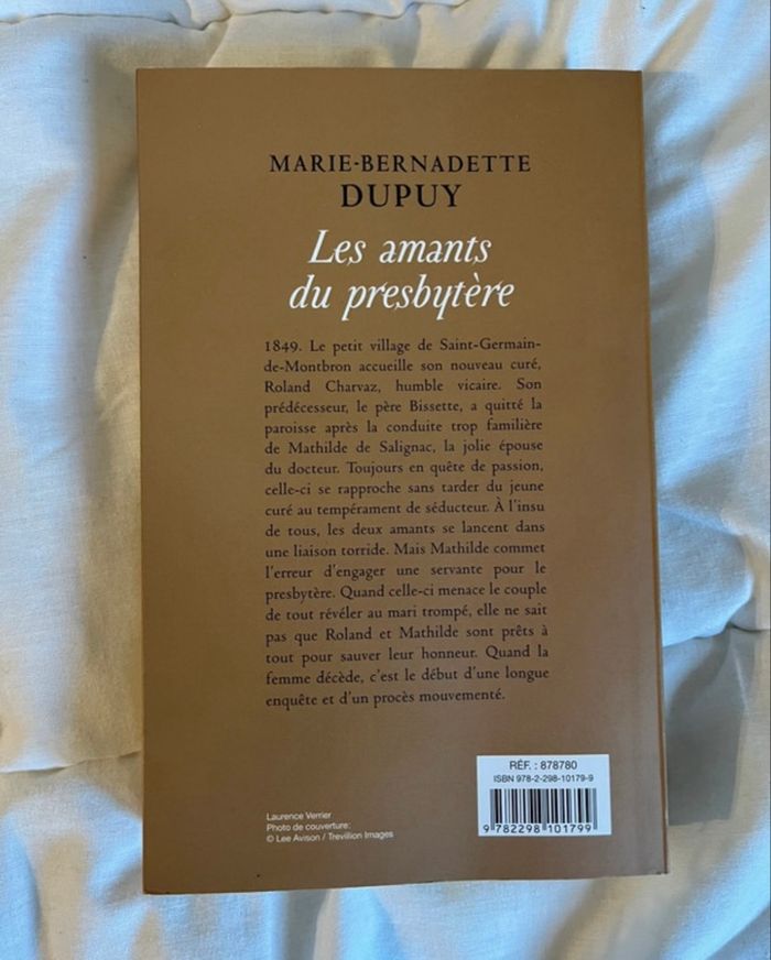 Les amants du Presbytère- Marie-Bernadette Dupuy - photo numéro 2