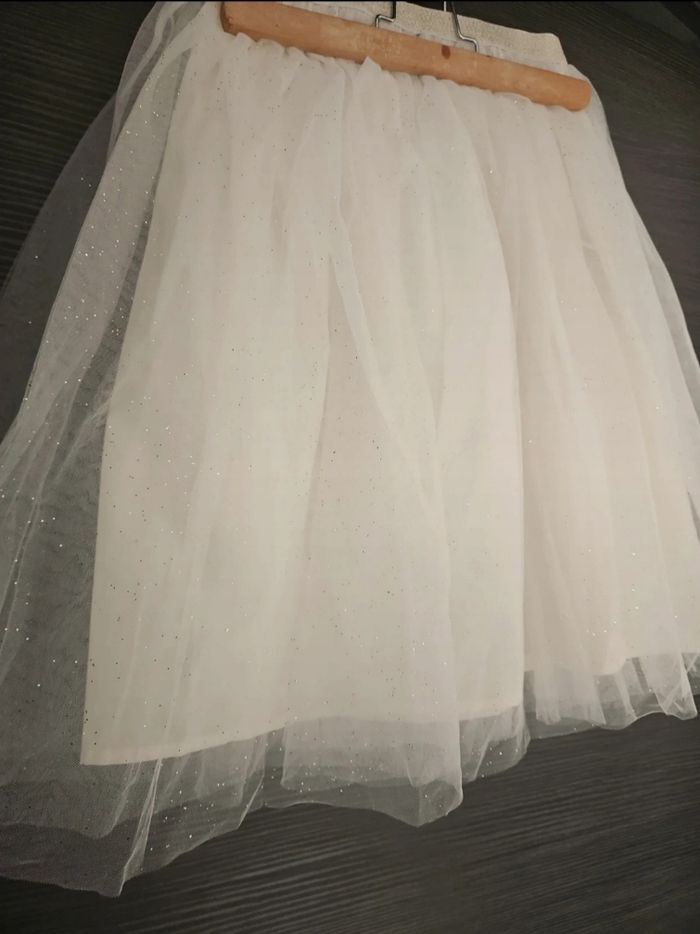 Jupe mi longue tulle à paillettes - photo numéro 3