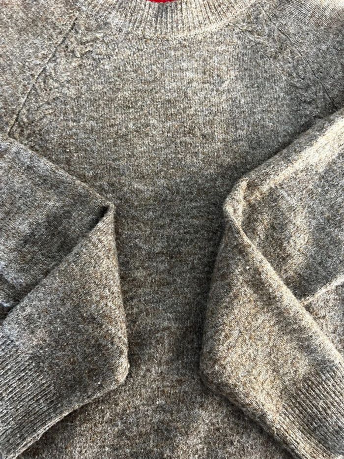 Pull gris chiné - photo numéro 2