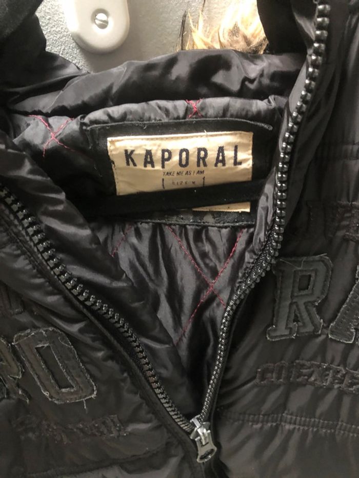 Doudoune homme noir taille M kaporal - photo numéro 2