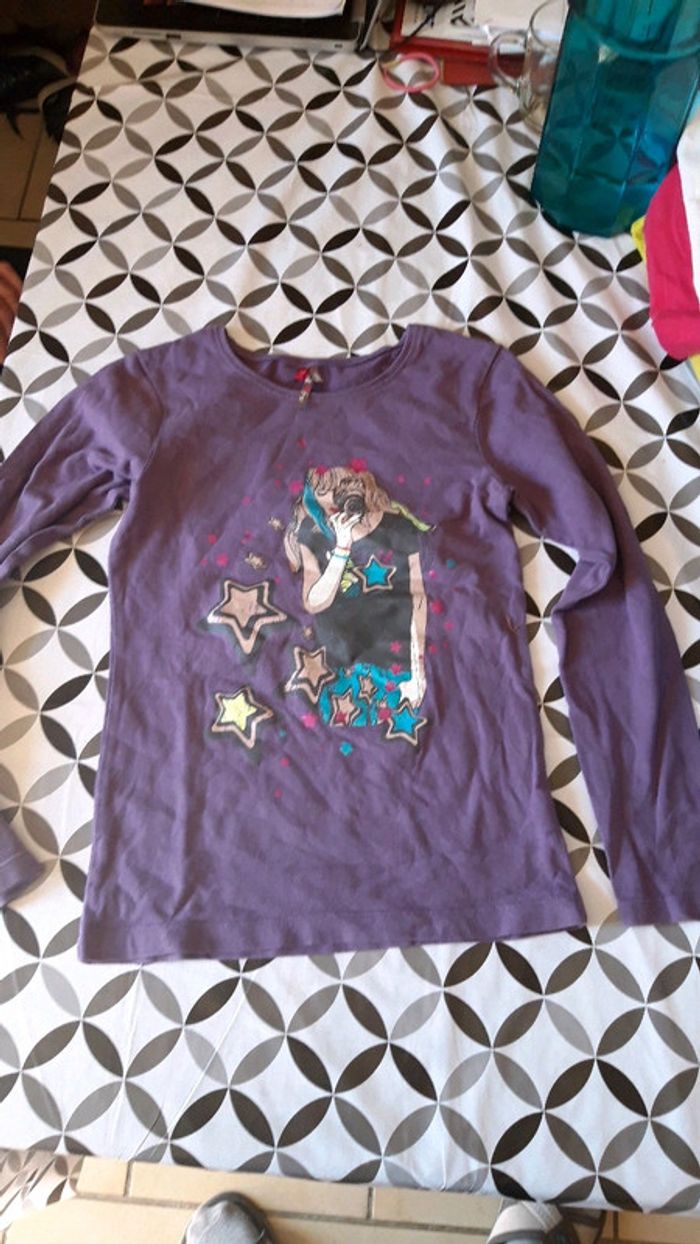 Tee shirt ml 10 ans - photo numéro 2