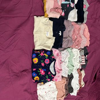 Vends vêtements de mes filles dès l'age de 6 mois, en très bon état, 28 pièces, comme sur les photos