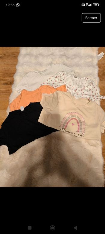 Lot de 5 t shirt 