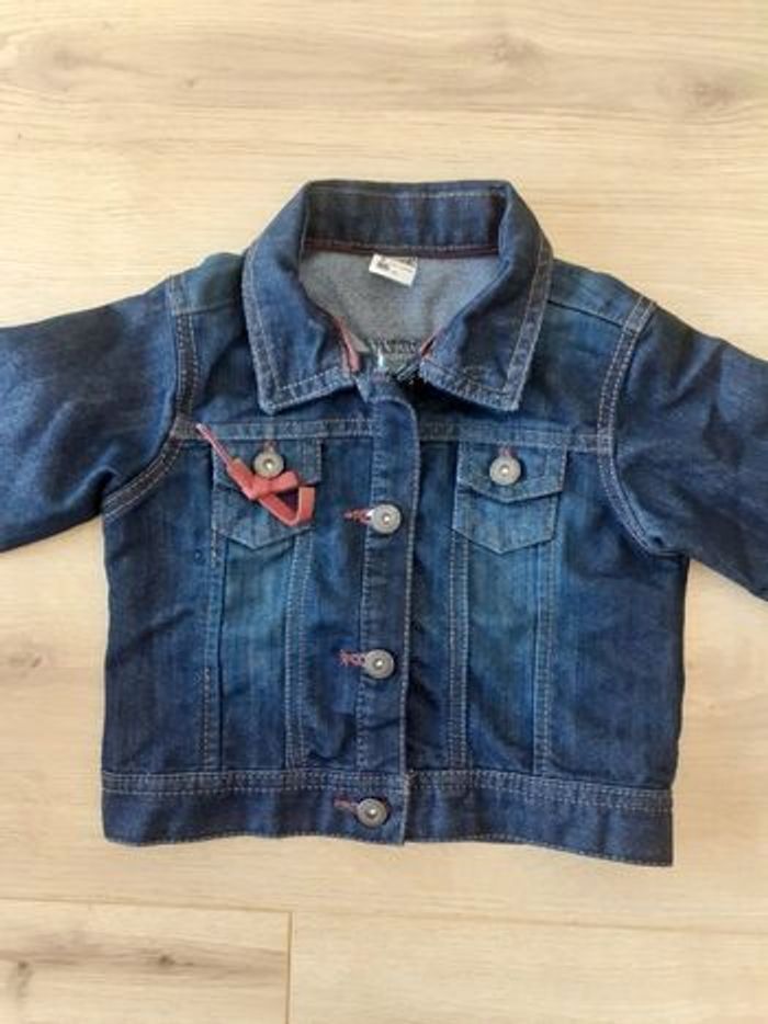 Veste fille en jean bleu fille 2 ans Tape à l'œil