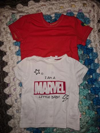 Lot de 2 tee-shirts 9 mois
