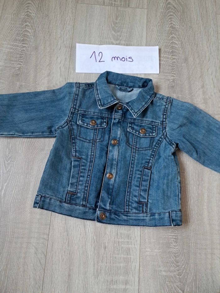 Veste en jean 12 mois - photo numéro 2