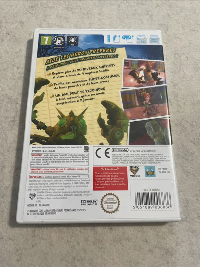 Scooby-Doo! Operation Chocottes Jeu Nintendo Wii FR - photo numéro 3