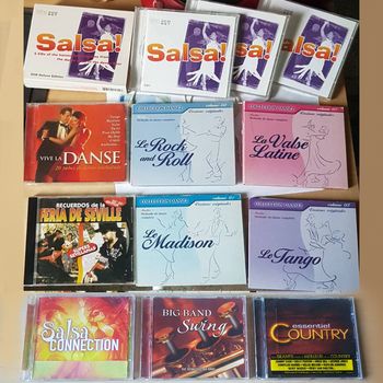 12 CD danse de Salon et Latine