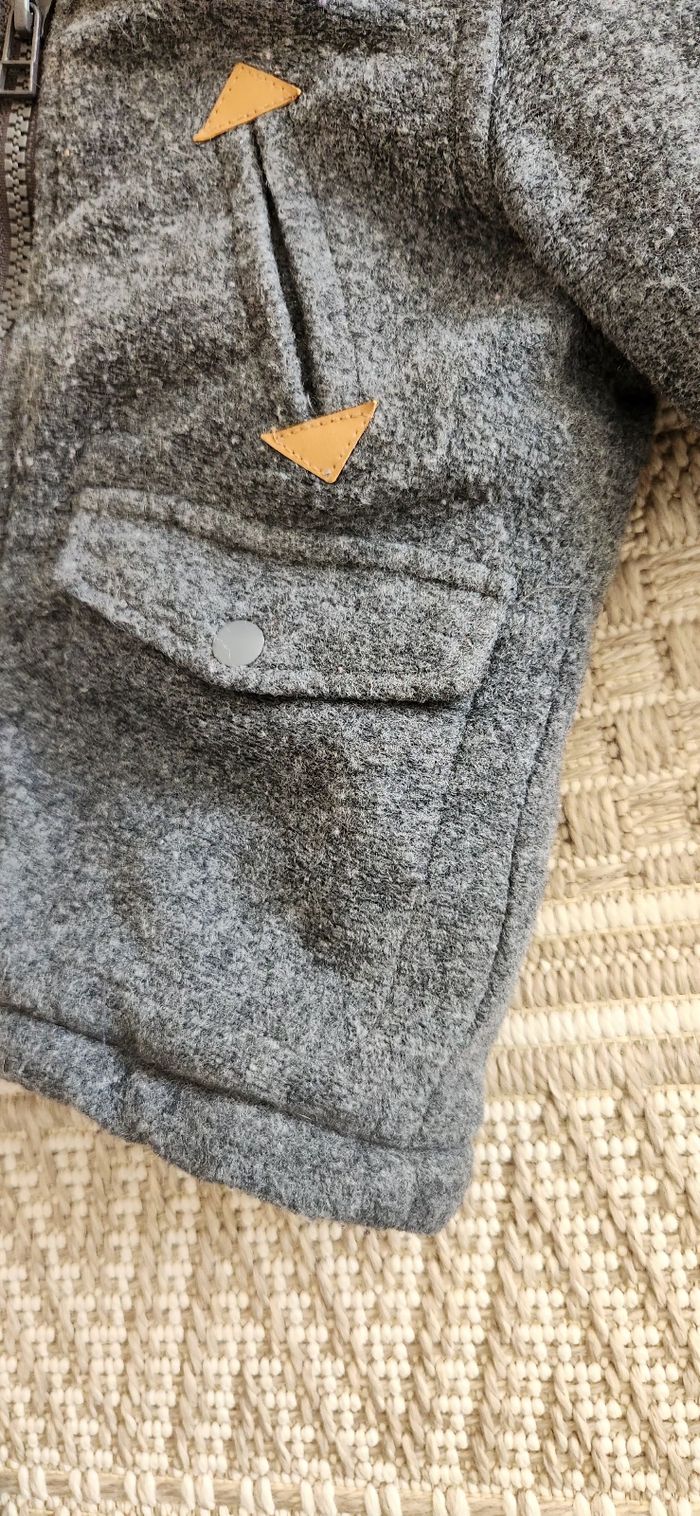 Manteau Garçon 12mois Kiabi Gris - photo numéro 5