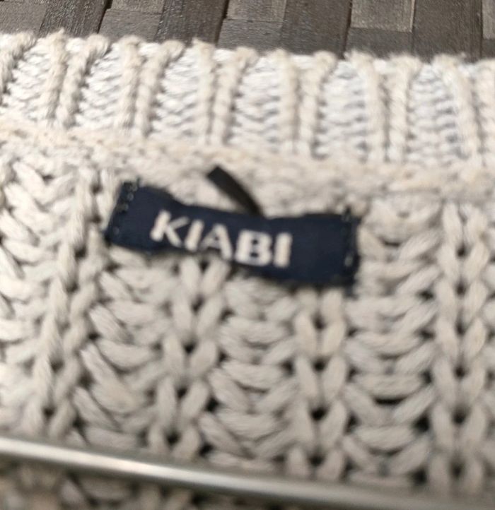 Pull léger style maille gris Kiabi XS - photo numéro 2