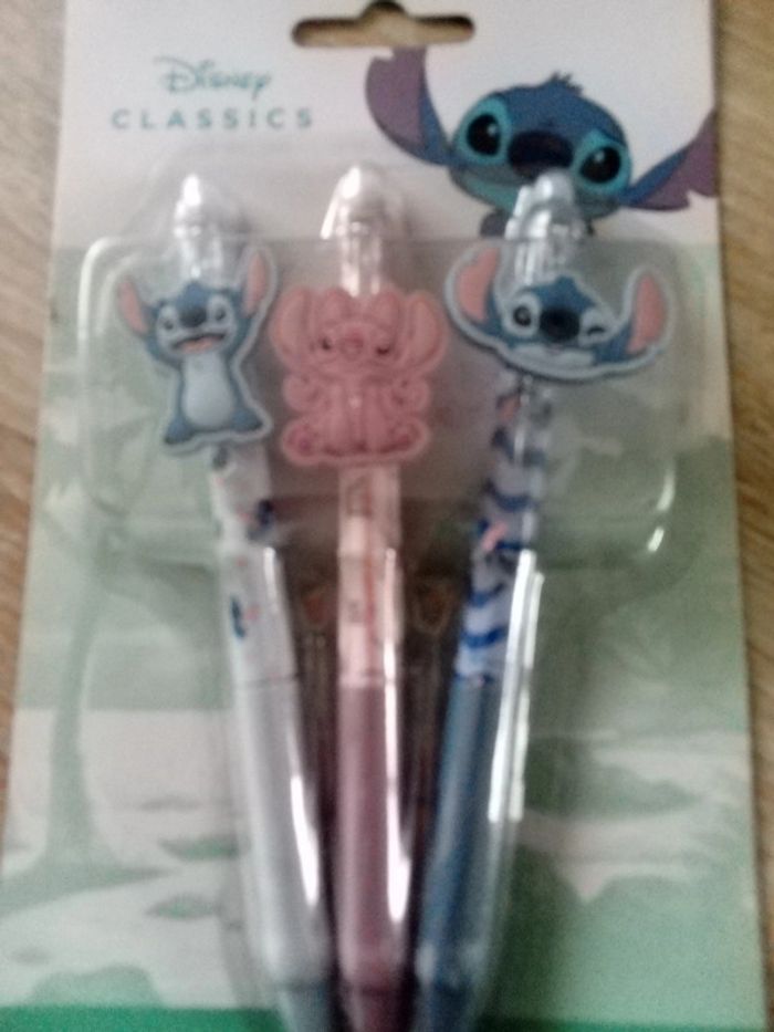 Lot 3 stylos stitch - photo numéro 3
