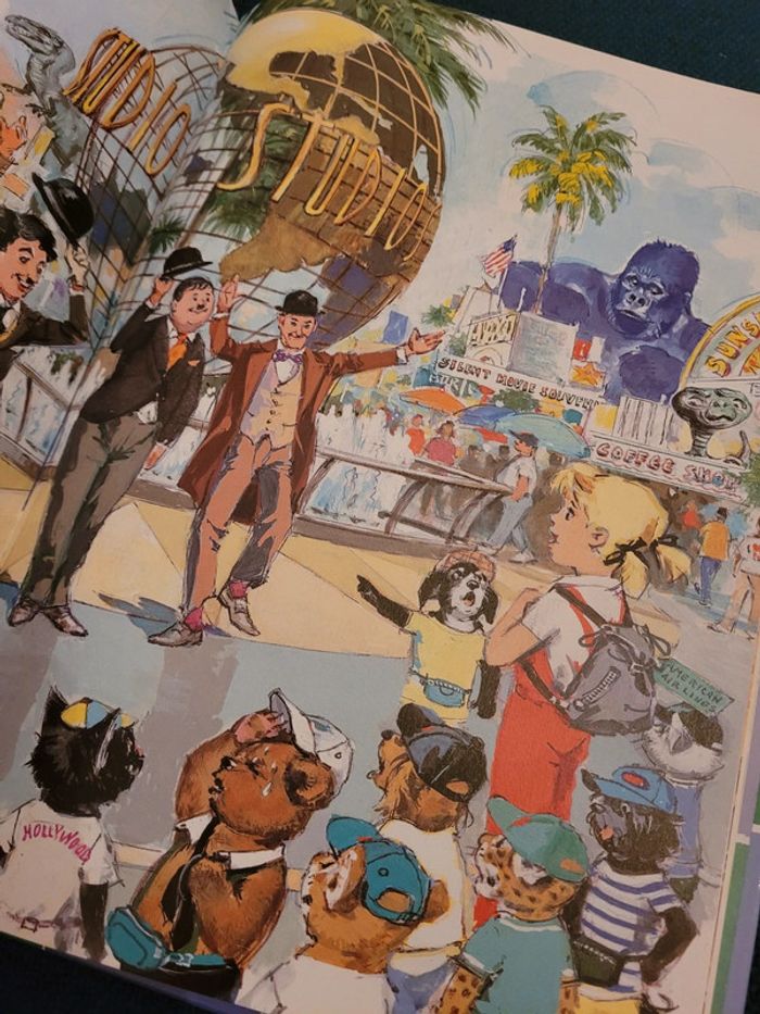 Caroline en Amérique USA Grand Canyon livre album rare multicolore Pierre Probst ours - photo numéro 3