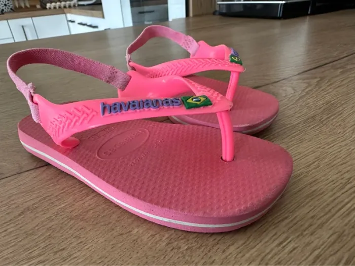 Tong Havaianas 23-24 rose - photo numéro 3