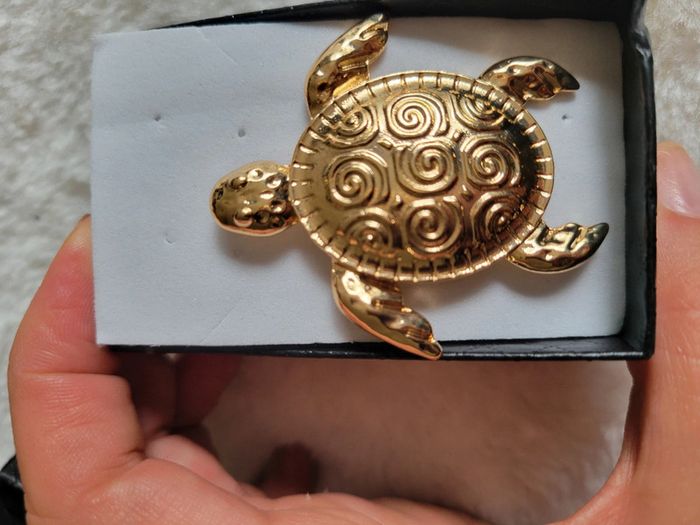 Bague ajustable tortue de mer - photo numéro 2