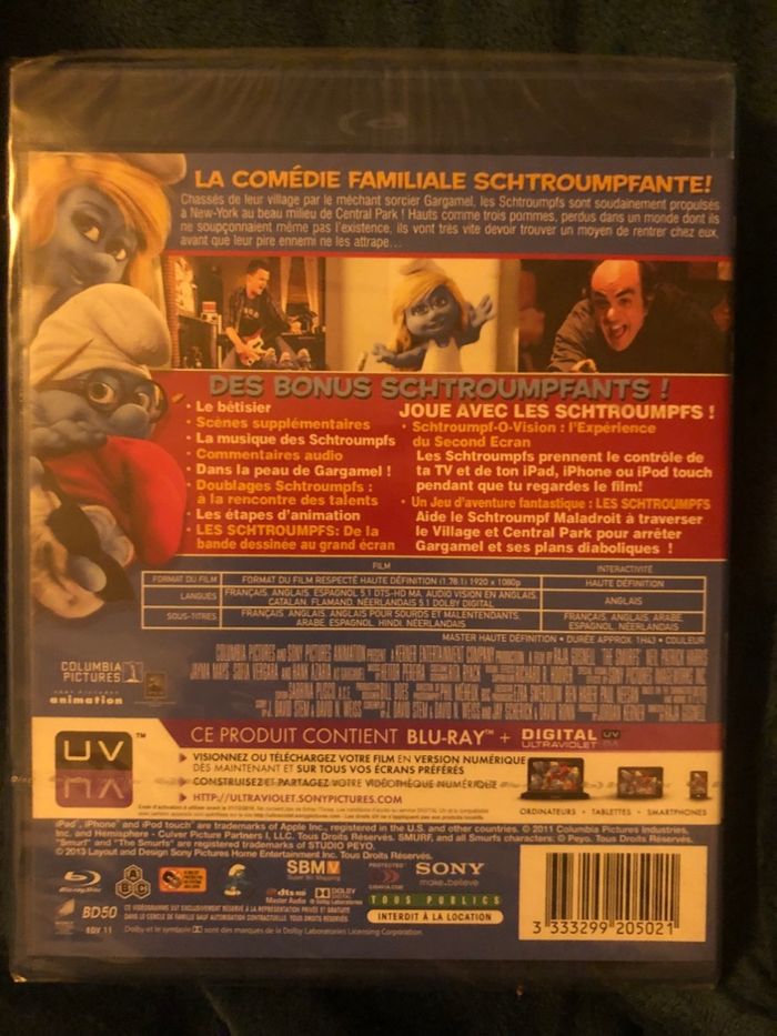 Blu-ray Les schtroumpfs - photo numéro 2