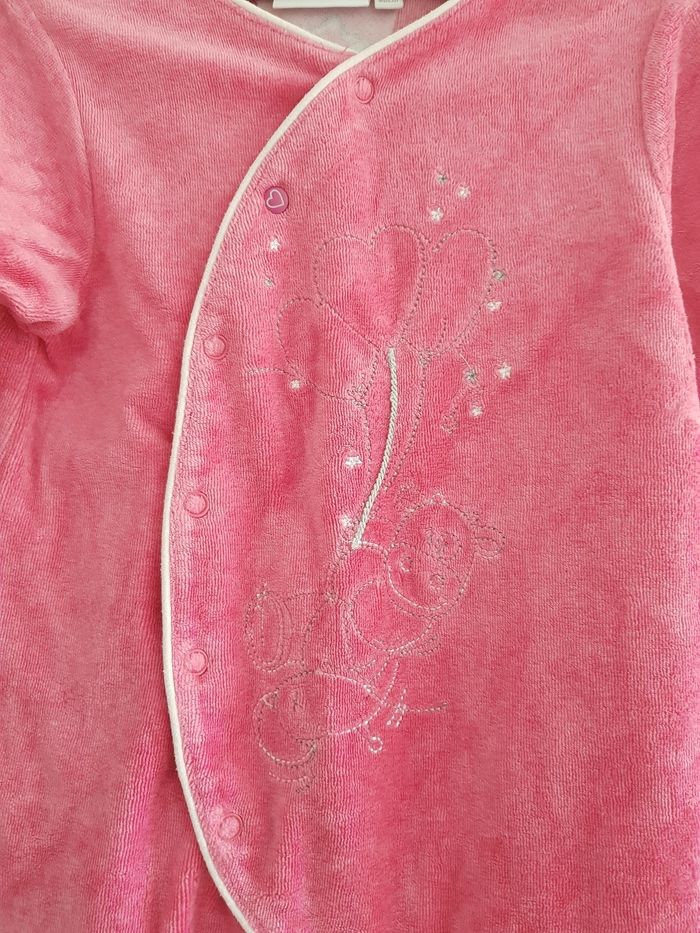 Noukie's - Grenouillère / pyjama une pièce / dors bien en velours - photo numéro 2