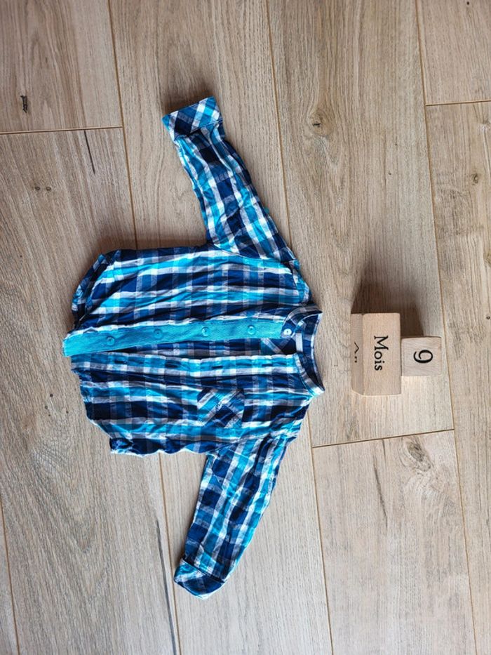 Chemise à carreaux coton petits prix bébé garçon - photo numéro 2
