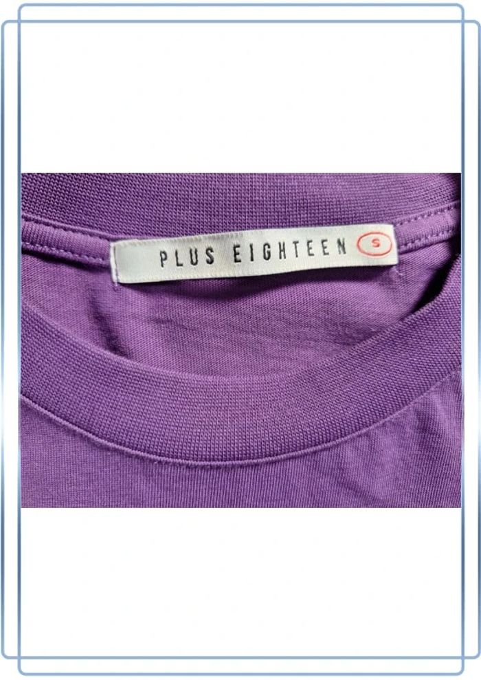 tee shirt imprime plus eighteen / violet homme s / brodé (524) - photo numéro 8
