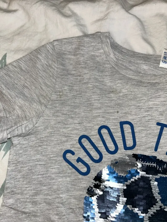 T-shirt, ballon de foot à sequins, Okaïdi - photo numéro 2