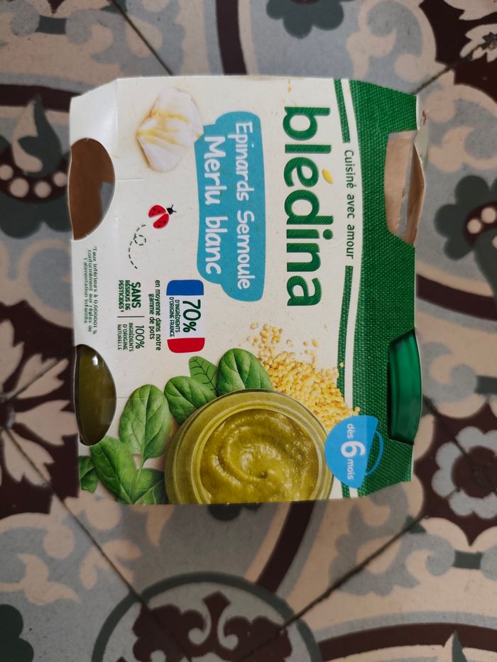 Bledina épinard semoule merlu blanc