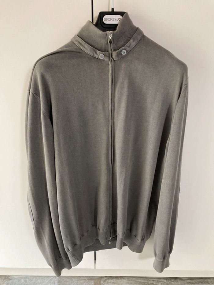 Magnifique gilet gris made in Italy || 100% coton || Della ciana