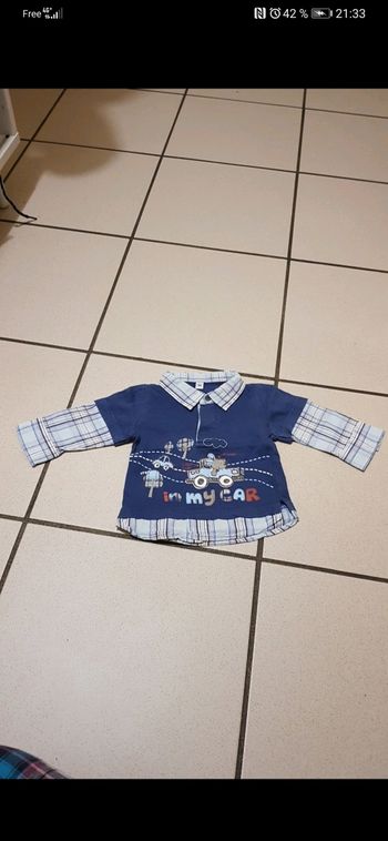 Polo garçon, 3 mois