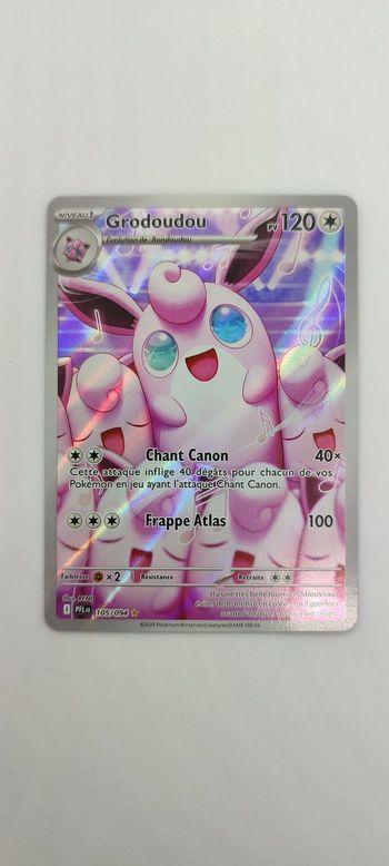 Carte pokémon grodoudou 105/094