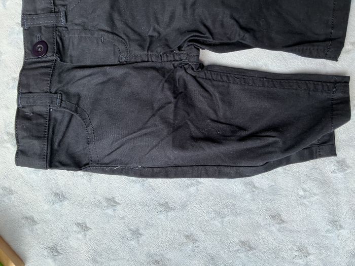 pantalon chino noir taille réglable 3 mois aéropilote - photo numéro 2