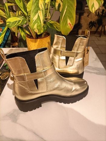 Bottines dorée