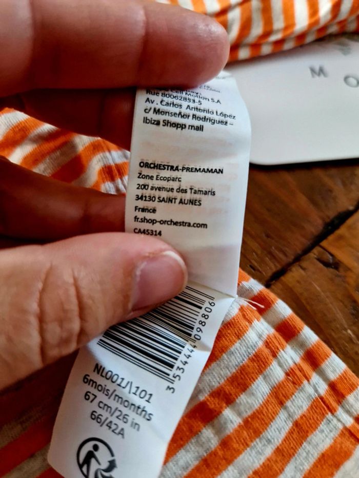 T-shirt manches longues réversible Orchestra - photo numéro 5