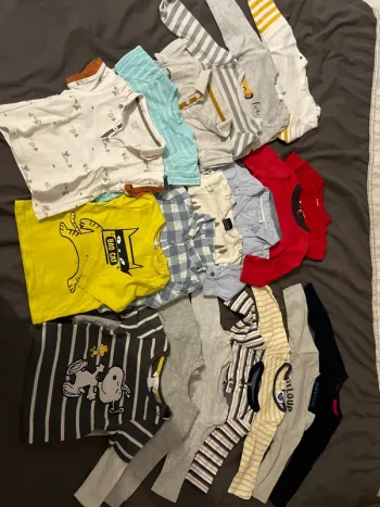 Lot 21 tee shirt 6 mois
