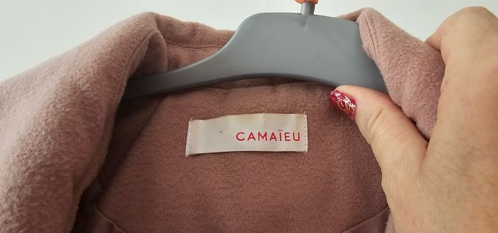 Manteau doublé  bois de rose Camaïeu 44 - photo numéro 4