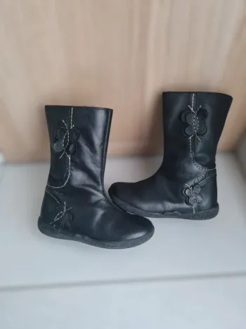Bottines fille cuir