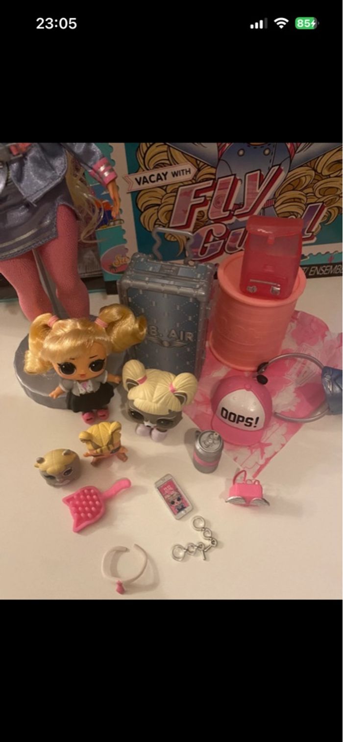 L.O. L. Surprise! OMG World Travel Poupée Mannequin - Fly GURL – avec 15 Surprises - photo numéro 5