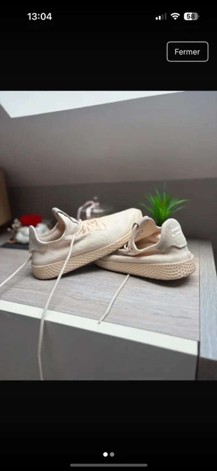 Chaussures adidas en toile