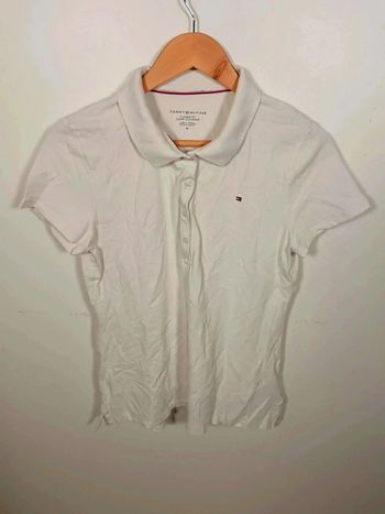 C14 polo blanc Tommy Hilfiger M